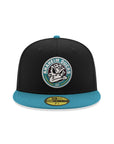 Anaheim Ducks Black Teal 2 Tone Inaugural Season SP NHL 59Fifty Fitted