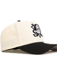 Anaheim Ducks Chrome Black 2 Tone NHL 9Forty A-Frame Snapback