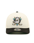 Anaheim Ducks Chrome Black 2 Tone 9Fifty A-Frame Snapback