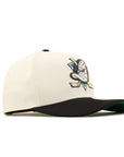 Anaheim Ducks Chrome Black 2 Tone 9Fifty A-Frame Snapback
