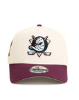 Anaheim Ducks Chrome Plum 2 Tone 30th Anniversary SP NHL 9Forty A-Frame Snapback