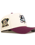 Anaheim Ducks Chrome Plum 2 Tone 30th Anniversary SP NHL 9Forty A-Frame Snapback