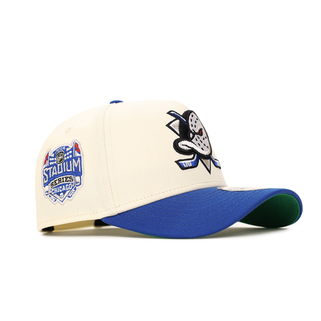 Anaheim Ducks Chrome Royal 2 Tone 2014 Stadium Series SP NHL 9Forty A-Frame Snapback