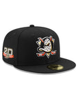 Anaheim Ducks Black 20th Anniversary SP NHL 59Fifty Fitted