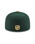 Anaheim Ducks Green Bronze 2 Tone Team Wordmark SP 59Fifty Fitted