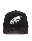 Philadelphia Eagles Black On White 9Forty A-Frame Snapback
