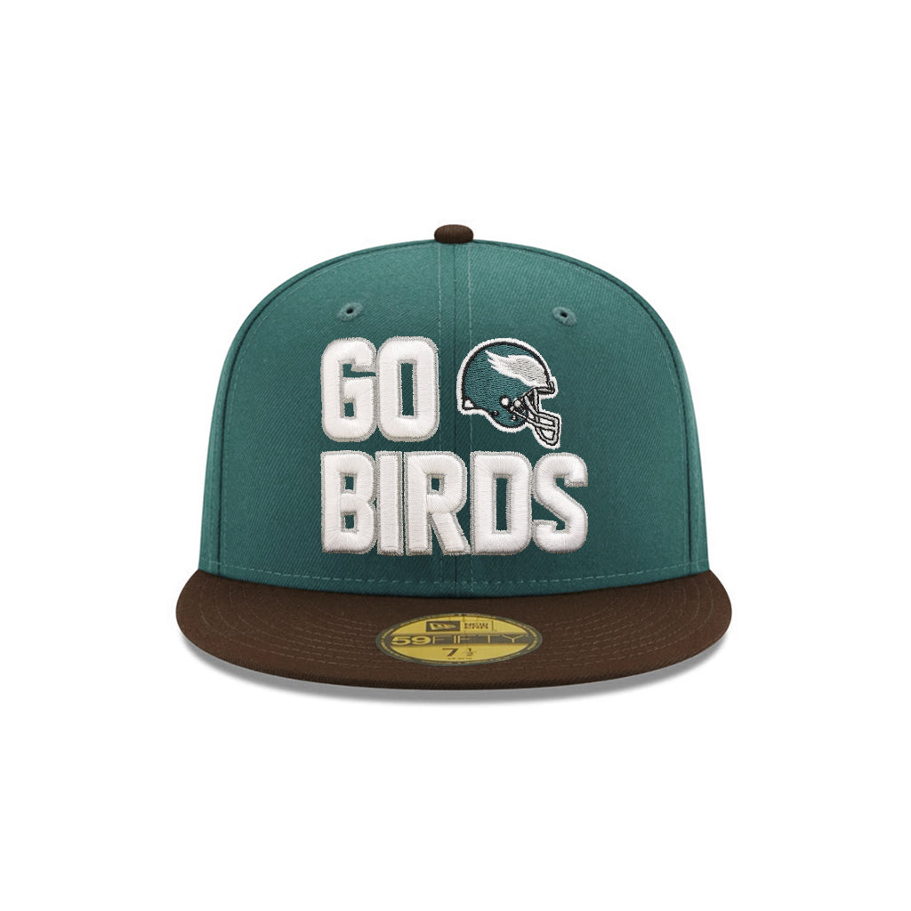 Philadelphia Eagles Green Walnut 2 Tone LIX Super Bowl SP 59Fifty Fitted