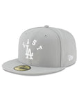 East Los Angeles Dodgers Gray 59Fifty Fitted