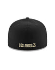 East Los Angeles Arch Black Metallic Gold 59Fifty Fitted