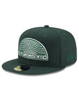 East Los Angeles Arch Dark Green On White 59Fifty Fitted
