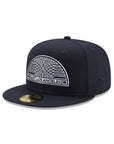 East Los Angeles Arch Navy On White 59Fifty Fitted