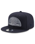 East Los Angeles Arch Navy On White 9Fifty Snapback