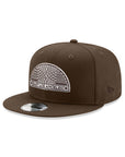 East Los Angeles Arch Walnut Brown On White 9Fifty Snapback