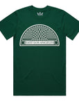 CrownMinded East Los Angeles Arch Green White Tee