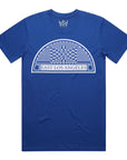 CrownMinded East Los Angeles Arch Royal White Tee