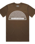 CrownMinded East Los Angeles Arch Brown White Tee