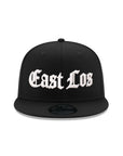 East Los Angeles Black on White Old English 9Fifty Snapback