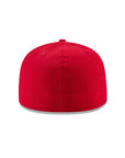 West Side Old English Graffiti Font Red on Black 59Fifty Fitted