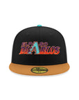 El Paso Diablos MILB Black Bronze 2 Tone Pepper Logo SP 59Fifty Fitted