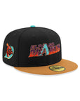 El Paso Diablos MILB Black Bronze 2 Tone Pepper Logo SP 59Fifty Fitted