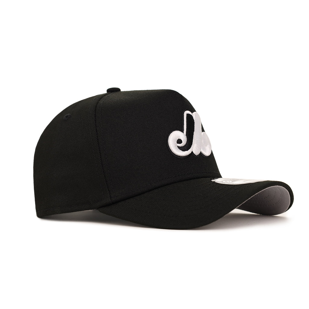 Montreal Expos Black On White 9Forty A-Frame Snapback – CROWN MINDED