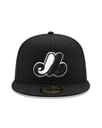 Montreal Expos Black on White 59Fifty Fitted