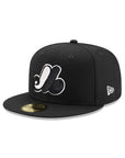 Montreal Expos Black on White 59Fifty Fitted