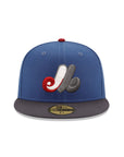 Montreal Expos Indigo Graphite 2 Tone 25th Anniversary SP 59Fifty Fitted