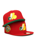 Montreal Expos Scarlet Red Club De Baseball SP 59Fifty Fitted
