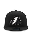 Montreal Expos Black on White 9Fifty Snapback