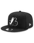 Montreal Expos Black on White 9Fifty Snapback