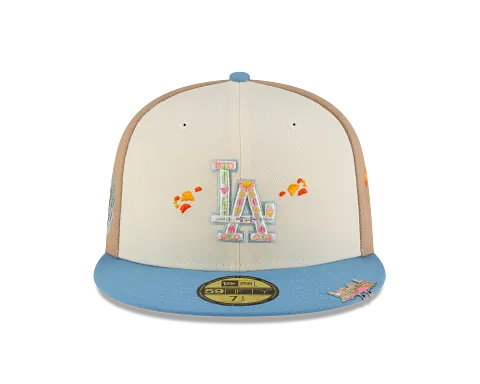 Los Angeles Dodgers Chrome Tri Color Day Of The Dead SP 59Fifty