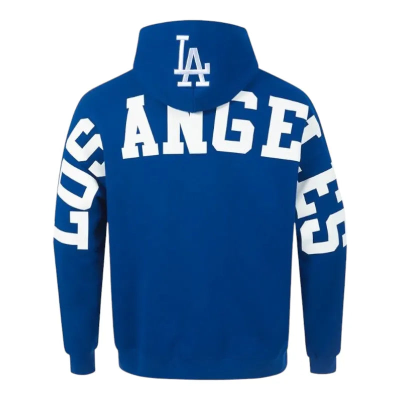 Pro Standard Los Angeles Dodgers Wingspan Drop Shoulder Blue Hoody