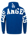 Pro Standard Los Angeles Dodgers Wingspan Drop Shoulder Blue Hoody