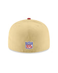 Atlanta Falcons Vegas Gold Red 2 Tone 25th Anniversary SP 59Fifty Fitted