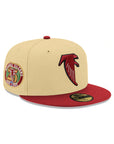 Atlanta Falcons Vegas Gold Red 2 Tone 25th Anniversary SP 59Fifty Fitted