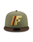 Fayetteville Woodpeckers Green Brown 2 Tone 45th Anniversary SP 59Fifty Fitted