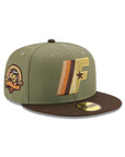 Fayetteville Woodpeckers Green Brown 2 Tone 45th Anniversary SP 59Fifty Fitted
