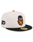 Philadelphia Flyers Mascot Stone Black 2 Tone Team Logo SP NHL 59Fifty Fitted