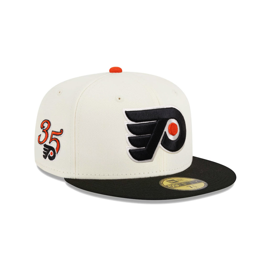 Philadelphia Flyers Chrome Black 2 Tone 35th Anniversary SP 59Fifty Fitted