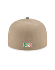 Lehigh Valley Iron Pigs Camel Dark Green 2 Tone International League SP MiLB 59Fifty Fitted