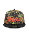 Florida Gators Camo Flecktarn Black 2 Tone NCAA Mascot SP 59Fifty Fitted
