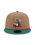 Beaumont Golden Gators Khaki Emerald 2 Tone Hometown Collection SP MiLB 59Fifty Fitted