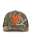 San Francisco Giants Real Tree 2000 Inaugural Season SP 9Forty A-Frame Foam Trucker Snapback