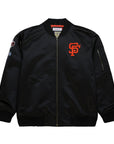 Mitchell & Ness San Francisco Giants Lightweight Satin Bomber Jacket