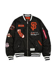 New Era X Alpha Industries San Francisco Giants MA-1 Bomber Jacket Black