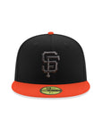 San Francisco Giants Black Orange 2 Tone 20th Anniversary SP 59Fifty Fitted