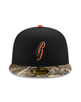 San Francisco Giants Black Real Tree 60th Anniversary SP 59Fifty Fitted