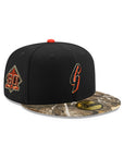 San Francisco Giants Black Real Tree 60th Anniversary SP 59Fifty Fitted
