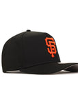 San Francisco Giants Black Team 9Fifty A-Frame Snapback